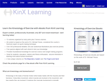 Tablet Screenshot of kinxlearning.com